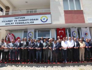 Tatvan TSO Ahlat Temsilciliği hizmete açıldı