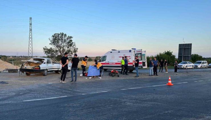 Tekirdağ’da otomobil ile hafif ticari araç çarpıştı: 1 ölü, 1 yaralı