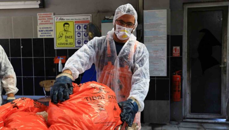 Tıbbi atıklar Büyükşehir tesisinde bertaraf ediyor