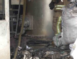 Ümraniye’de döküm atölyesinde patlama sonrası yangın