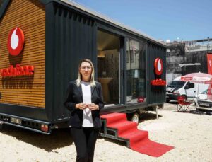 Vodafone’dan afet bölgesine tiny house mağazalar