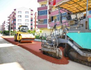 Yenişehir’de sokak ve caddeler asfaltlanıyor