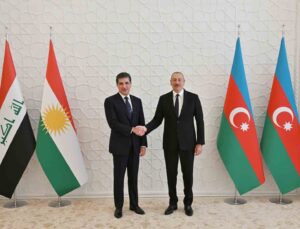 Aliyev, IKBY Başkanı Barzani ile görüştü