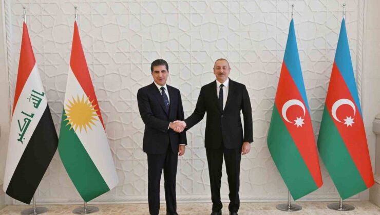 Aliyev, IKBY Başkanı Barzani ile görüştü