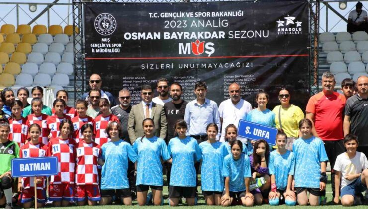 Anadolu Yıldızlar Ligi, futbol yarı final müsabakaları Muş’ta yapıldı
