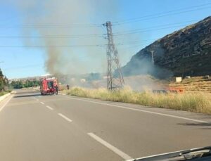 Ankara’da tarım arazisinde yangın