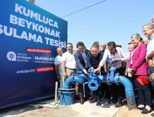Antalya’da sulama birliklerinin elektrik maliyetlerinin yüzde 85’ini büyükşehir karşılıyor