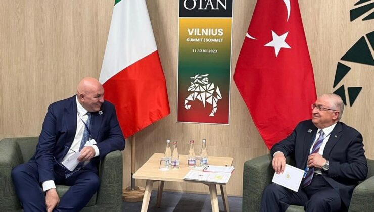 Bakan Güler, İtalya Savunma Bakanı Crosetto ile görüştü