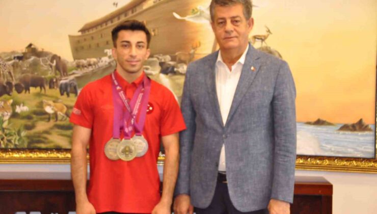 Başkan Yarka’dan Avrupa şampiyonu Algül’e tebrik