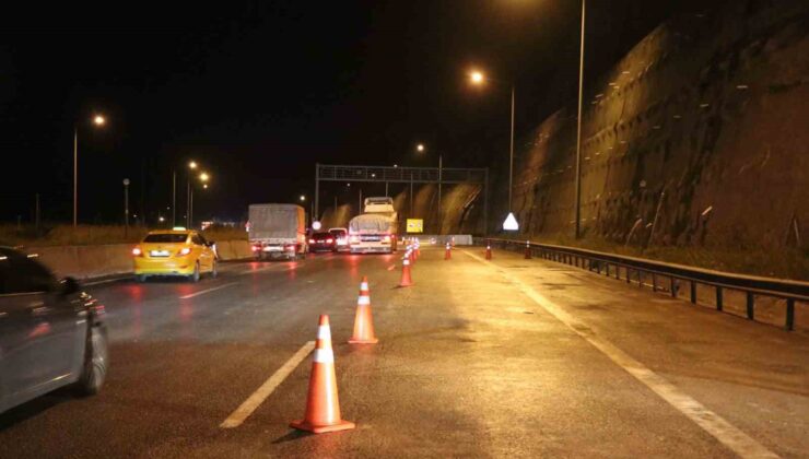 Bolu Dağı Tüneli İstanbul istikameti 30 saatin ardından trafiğe açıldı