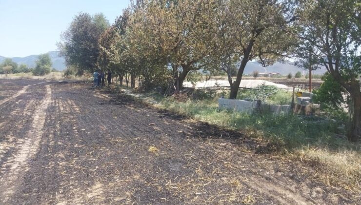 Burdur’da aynı günde ikinci arazi yangını: 8 dönüm arazi yandı