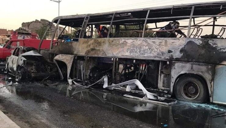 Cezayir’de yolcu otobüsü ile otomobil çarpıştı: 34 ölü