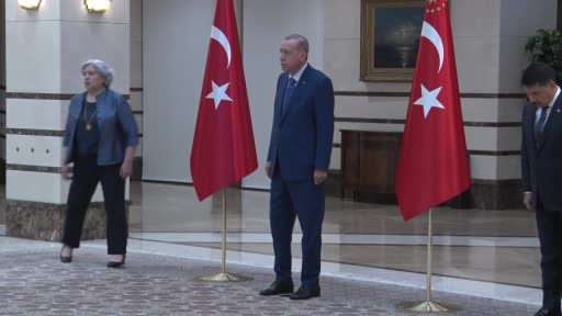Cumhurbaşkanı Erdoğan, Cezayir Büyükelçisi Belani’yi kabul etti