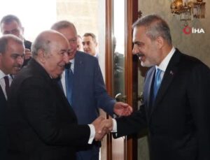 Cumhurbaşkanı Erdoğan, Cezayir Cumhurbaşkanı Abdülmecid Tebbun’u kabul etti
