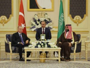 Cumhurbaşkanı Erdoğan, Veliaht Prens Selman ile görüştü