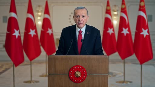 Cumhurbaşkanı Erdoğan’ın Türkiye Kızılay Derneği Olağanüstü Genel Kurulu’na videomesaj gönderdi