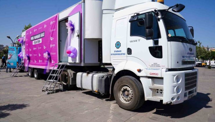 Diyarbakır’da KETEM’e hibe edilen mobil mamografi aracı 17 ilçede hizmet verecek