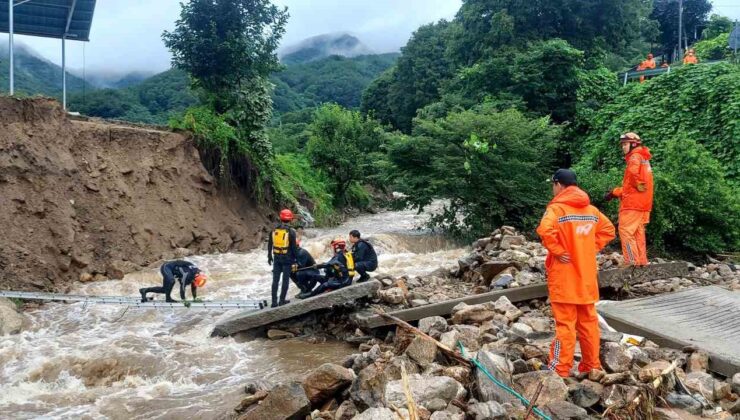 Güney Kore’de sel ve toprak kayması: 22 ölü, 14 kayıp