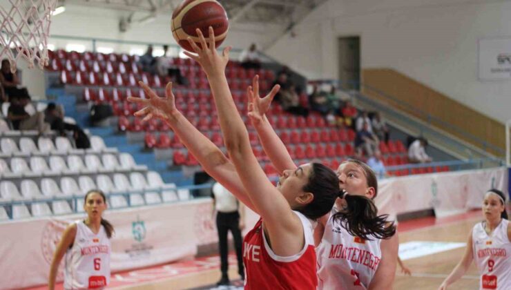 Hazırlık maçı: U20 Kadın Basketbol Milli Takımı: 63 – Karadağ: 73
