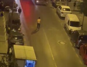 İstanbul’da kavga sırasında döner bıçaklı şahsa motosiklet çarptı