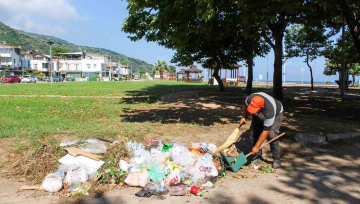 Karacabey’in sahil bölgelerinde hummalı temizlik çalışması