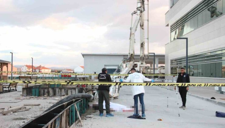 Karaman’da beton pompası faciası: 1 ölü, 2 yaralı