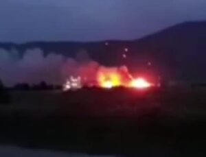 Kırım’da askeri üste yangın: 2 bin kişi tahliye edildi