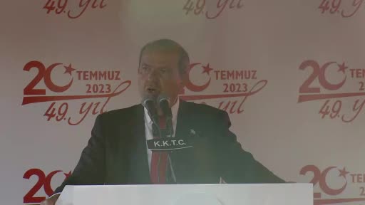 – KKTC Cumhurbaşkanı Ersin Tatar, 20 Temmuz Barış ve Özgürlük Bayramı Töreni’nde yaptığı açıklamada, “Egemenliğimizi asla teslim etmeyeceğiz, iki devletli çözüme varız” dedi.