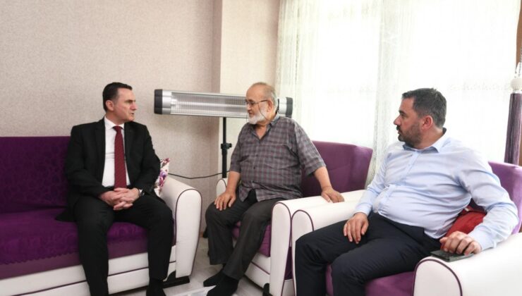Pursaklar Belediye Başkanı Çetin, 15 Temmuz gazilerini ve şehit ailelerini ziyaret etti