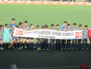 Şehit Muharrem Efendi Dündar anısına futbol turnuvası düzenlendi