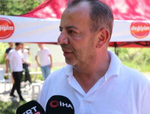 Tanju Özcan CHP’de değişim için başlattığı yürüyüşte Ankara il sınırına ulaştı