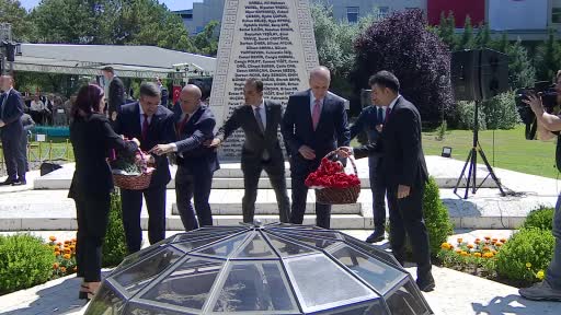 TBMM 15 Temmuz anıtında tören düzenlendi