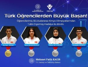 Türk öğrenciler iki büyük olimpiyattan madalyalarla döndü
