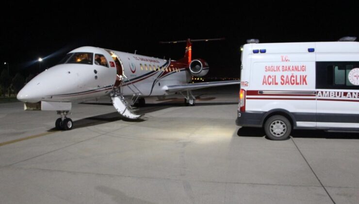 12 yaşındaki Şevval ambulans uçakla İstanbul’a sevk edildi