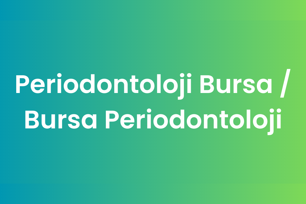 Periodontoloji Bursa Bursa Periodontoloji