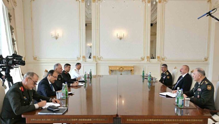 Azerbaycan Cumhurbaşkanı Aliyev, Genelkurmay Başkanı Gürak’ı kabul etti