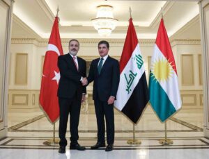 Bakan Fidan, IKBY Başkanı Neçirvan Barzani ile görüştü