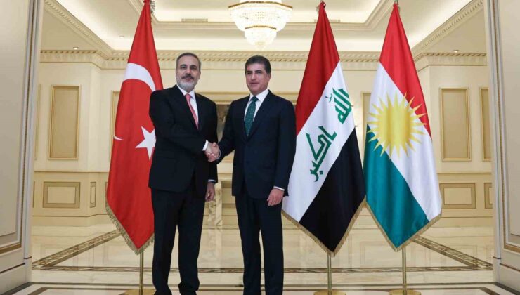 Bakan Fidan, IKBY Başkanı Neçirvan Barzani ile görüştü
