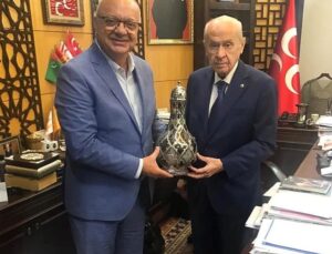 Başkan Ergün, MHP Genel Başkanı Bahçeli’ye Manisa’daki çalışmaları anlattı