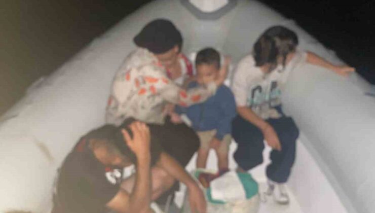Bodrum’da Türk karasularına itilen 6 göçmen kurtarıldı