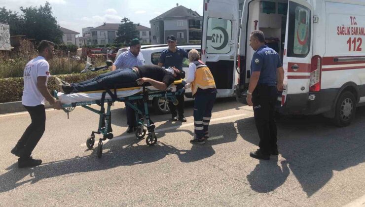 Bursa’da önüne köpek çıkan otomobil takla attı: 3 yaralı