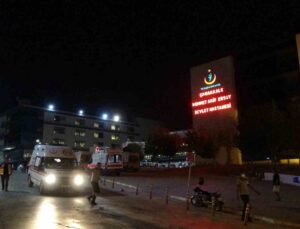 Çanakkale’de yangın nedeniyle devlet hastanesinden 14 hasta nakledildi