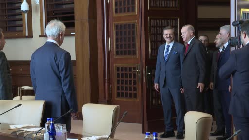 Cumhurbaşkanı Erdoğan, TOBB heyetini kabul etti
