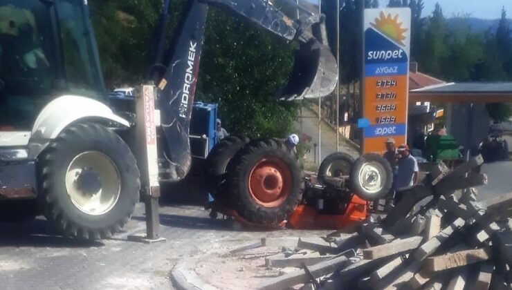 Devrilen traktörün altına kalan sürücü hayatını kaybetti