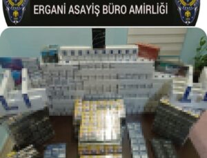 Ergani’de 2 bin 167 paket kaçak sigara ele geçirildi