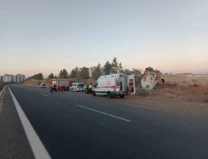 Gaziantep’te kontrolden çıkan hafriyat kamyonu aracı biçti: 1 ölü, 3 yaralı