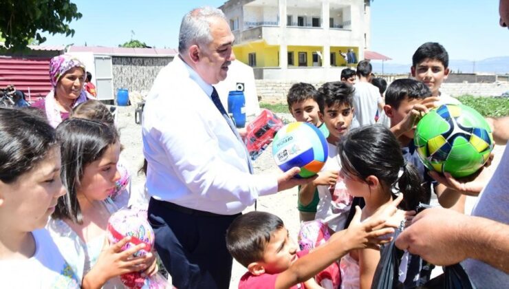 İl Başkanı Çetin, Depremzedeleri yalnız bırakmıyor