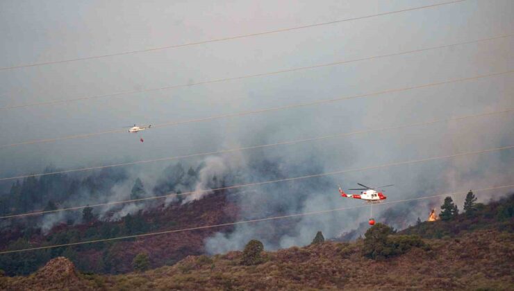 İspanya’nın Tenerife Adası’ndaki yangın büyüyor: Bin 800 hektar alan kül oldu