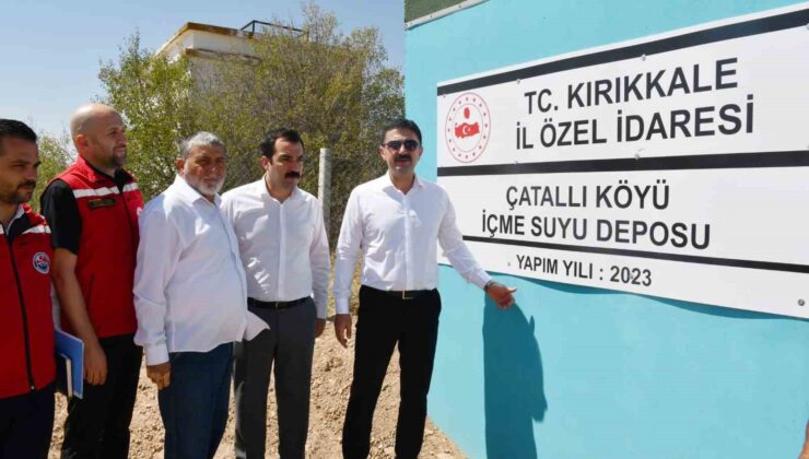 Kırıkkale’de yeni su depoları faaliyete geçirildi
