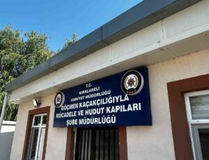 Kırklareli’nde 38 kaçak göçmen ve 2 göçmen kaçakçısı yakalandı